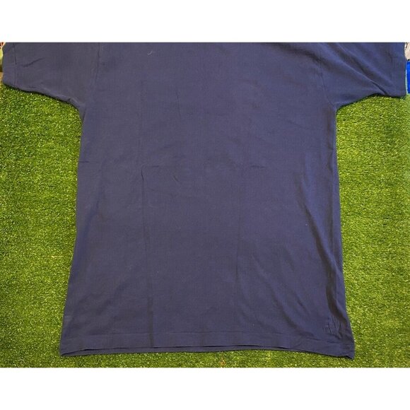 Vintage New York Yankees shirt mens large blue playoffs 1990s baseball MLB H - Picture 6 of 9